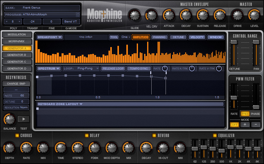 Additive Synthsizer Software Virtual Instrument