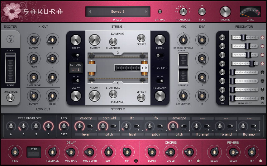 String Modeling Software Virtual Instrument