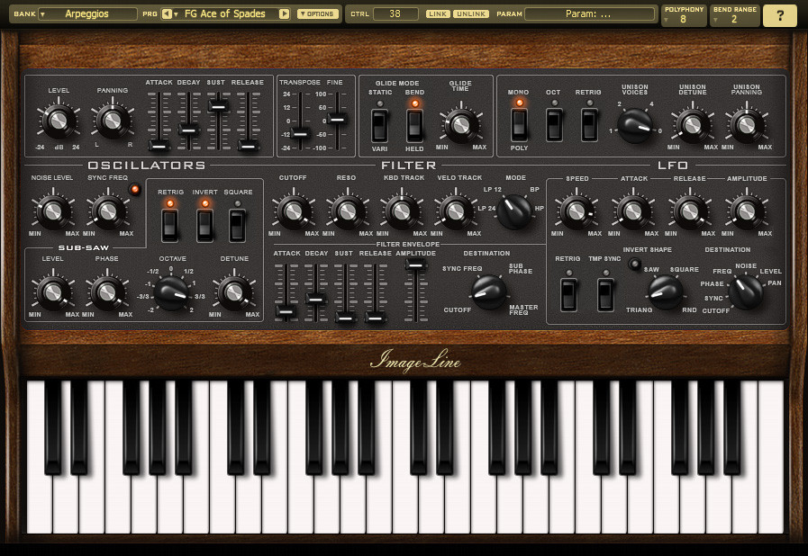 Vintage Modeling Synthesizer Software Virtual Instrument