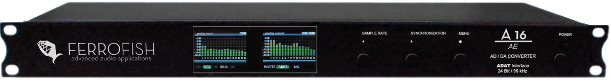 16 Channel AD/DA with ADAT I/O