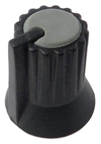 Grey Knob for Audio Pro 512 mixer.