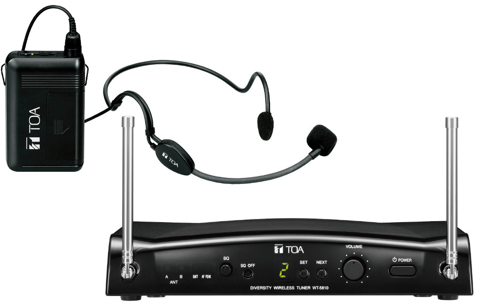5000 Series 16 Channel UHF Wireless Headset Microphone System