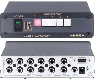 5x1 Stereo Audio Switcher