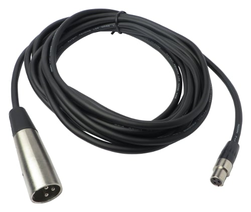 15' Black Mic Cable