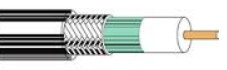 1000 ft of 18 AWG Broadband Solid Core Coax Cable