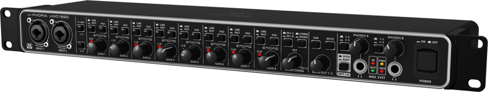 18x20 USB 24-bit/96 kHz Audio/MIDI Interface