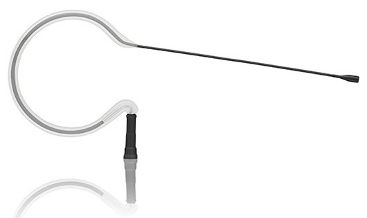 E6i Duramax Single-Ear Headworn Omnidirectional Microphone with Hirose Connector for Audio Technica Wireless, Black