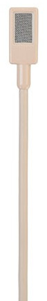 Omnidirectional Lavalier Microphone with TA4F Connector for Electro-Voice Wireless Systems, Light Beige
