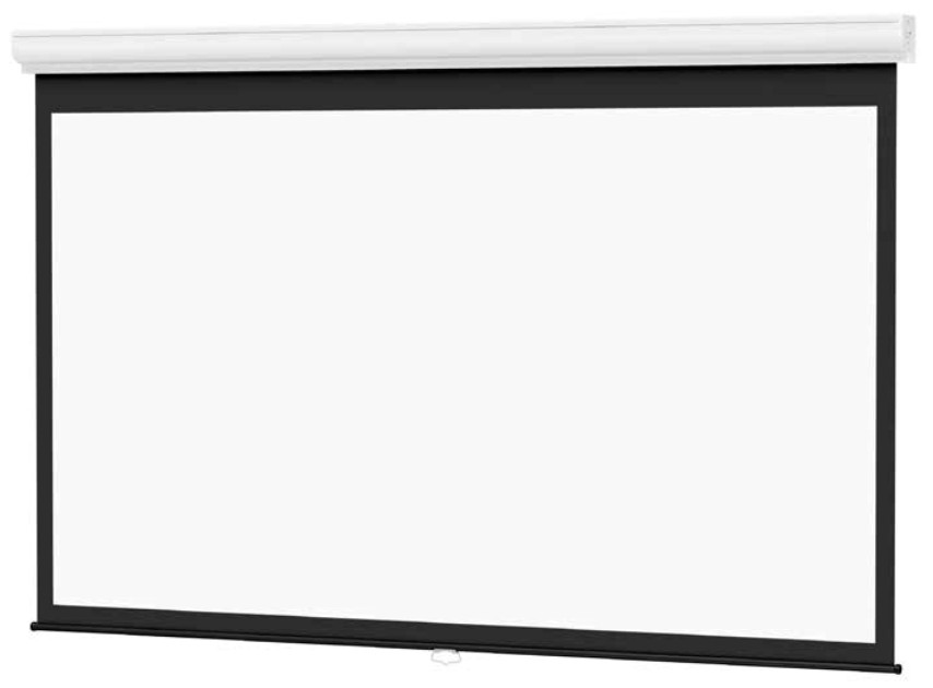 Designer Contour 16:9 77" Diagonal Manual Matte White Screen with CSR