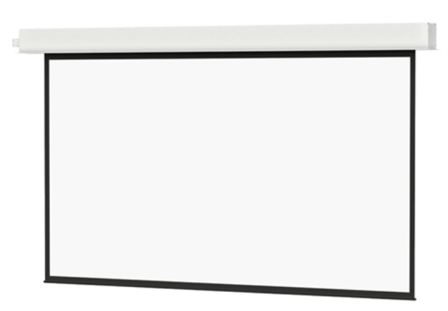 72 1/2" x 116" 16:10 Wide Format Advantage Electrol Ceiling Recessed Electric Screen with Matte White Surface