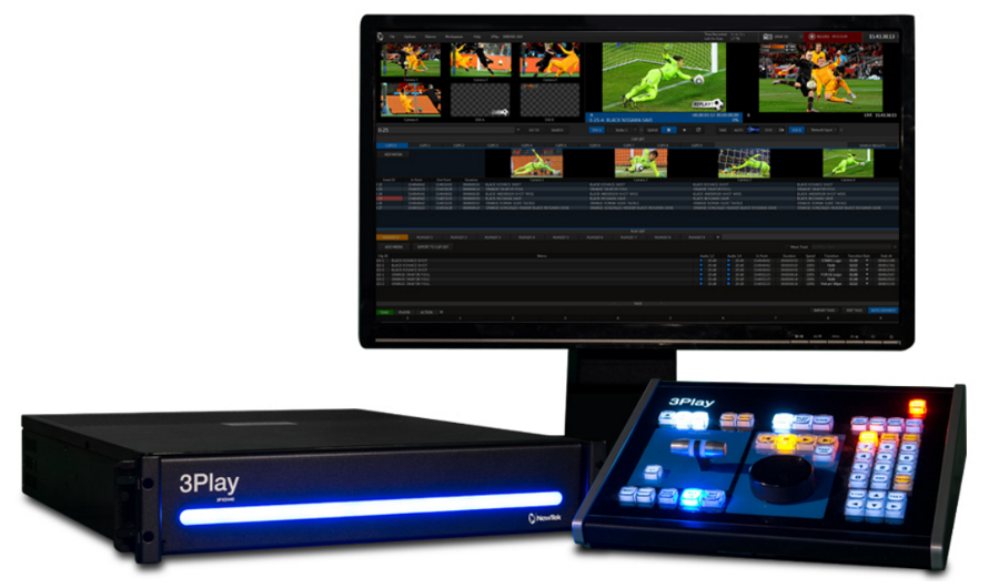 4 Input HD-SD Switchable Video Replay System with Control Surface