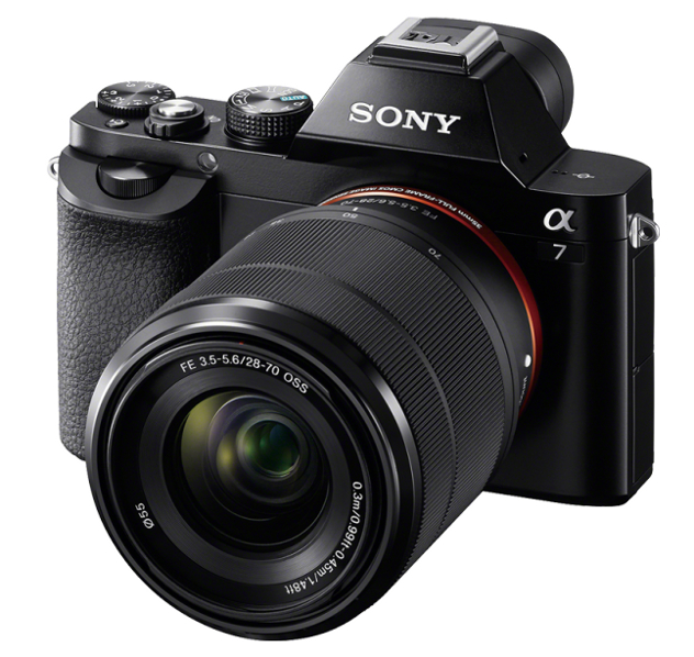 Full Frame Mirrorless DSLR Camera with SEL2870 Lens