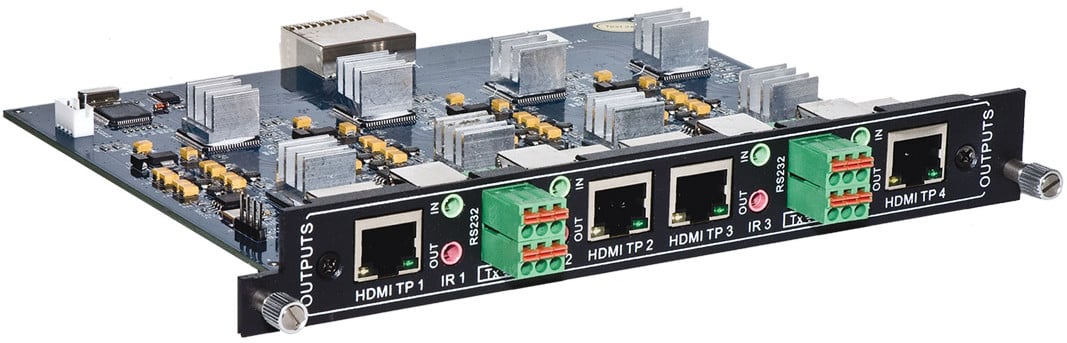 4-Port HDBaseT Output Card