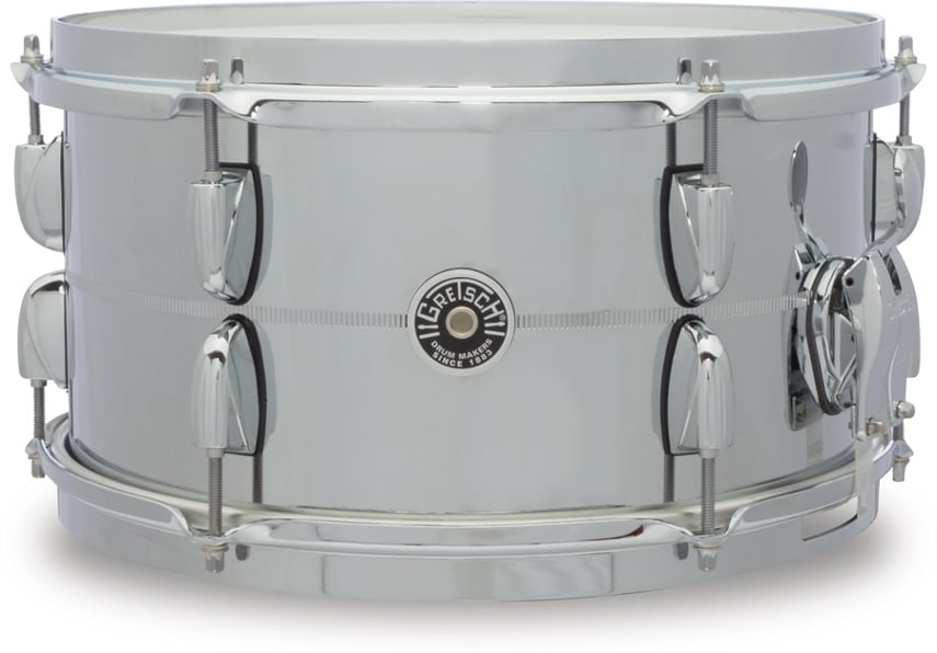 7" x 13" Brooklyn Series Chrome Over Steel Snare Drum