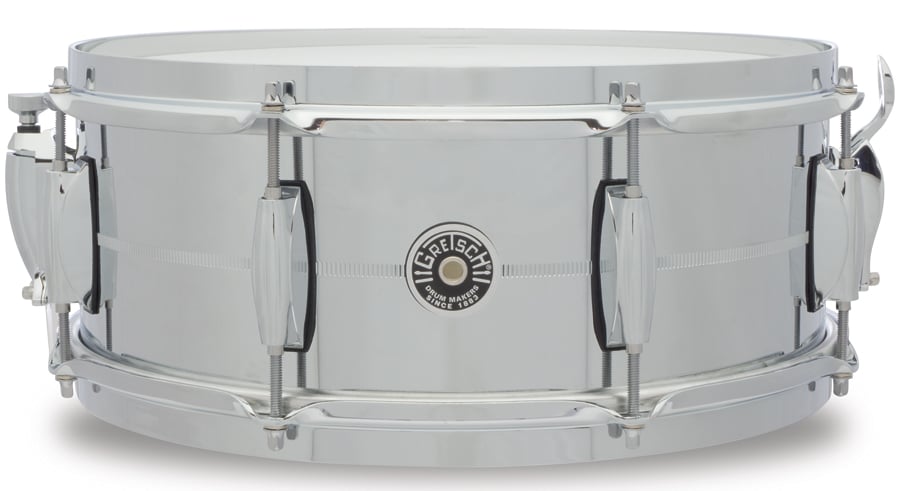 5" x 14" Brooklyn Series 8-Lug Chrome Over Steel Snare Drum