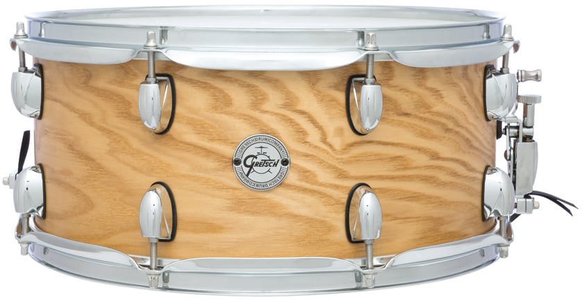 6.5"x14" Silver Series 7 Ply 8 Lug Ash Snare Drum