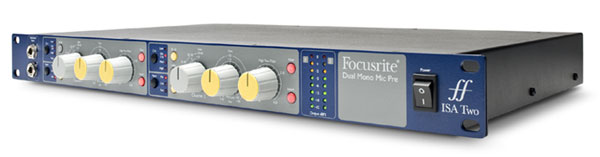 Dual-Mono 1RU Microphone Preamplifier