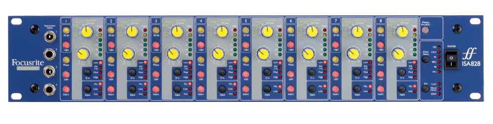 8-Channel Microphone Preamplifier