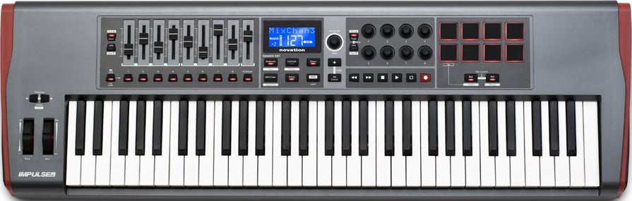 61-Key USB MIDI Controller Keyboard