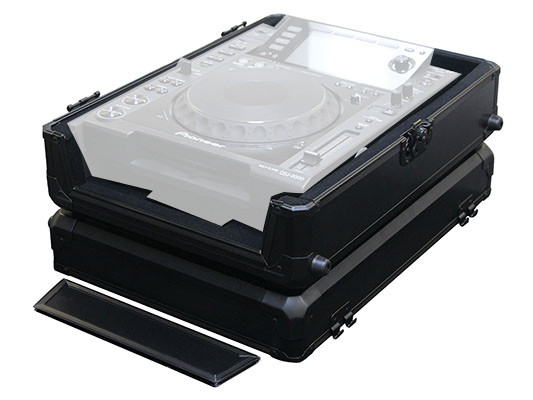 12" Black Krom Universal DJ Mixer/Large-Format CD Player Carrying Case