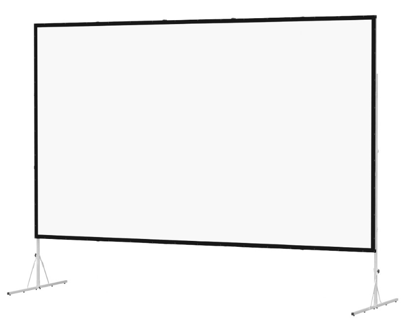 Fast-Fold 8 Ft. x14 Ft. Deluxe Complete Screen System with Heavy-Duty Legs