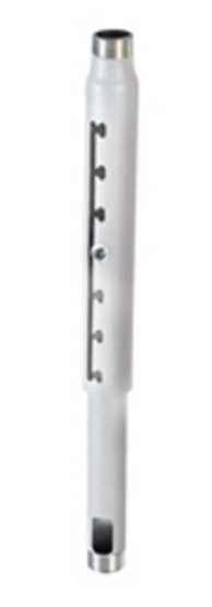 6-8 Foot Adjustable Extension Column in White
