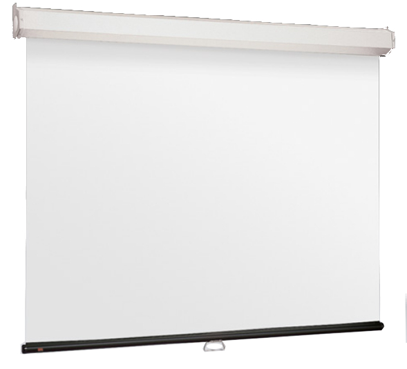 79" x 140" HDTV Luma 2 Manual Projection Screen with Matt White Surface
