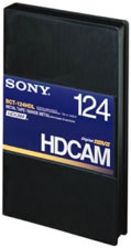 HDCAM Large Cassette, 124 Min.