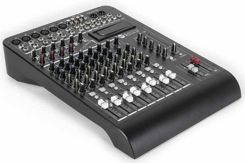 12-Channel Mixer with Expansion Slot and 4 Built-In Compressors