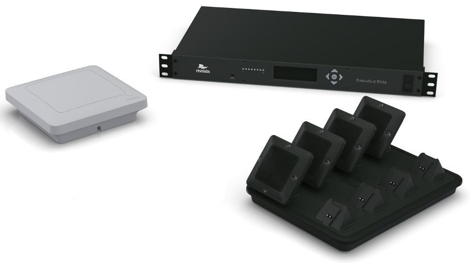 Executive Elite 4-Channel Wireless Conference System without Microphones