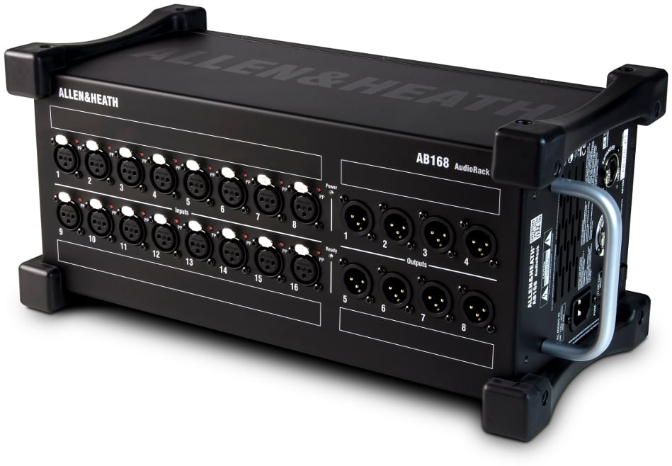 16 In/8 Out Portable AudioRack with 16 Microphone Preamps