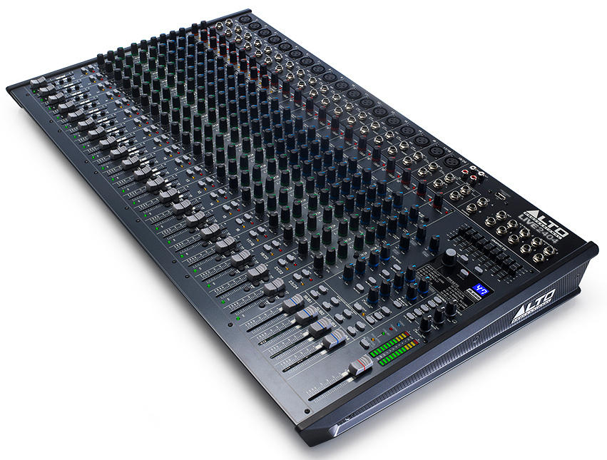 24-Channel 4-Bus Mixer with USB Interface and Built-In DSP Effects