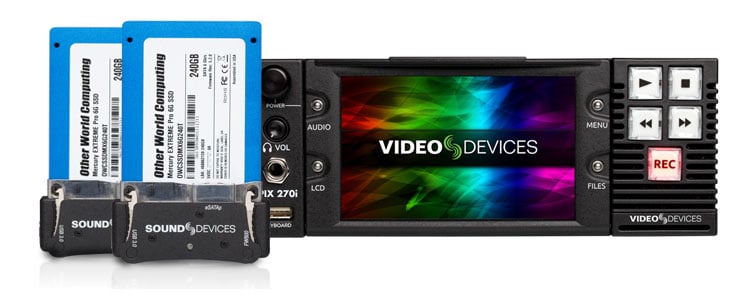 Network-Connected Video Recorder with Caddy Pack, Multi-Unit Frame Sync, MADI & Dante