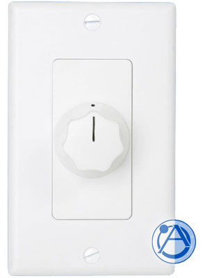 Attenuator 10w 70v Decora style with white and ivory faceplates