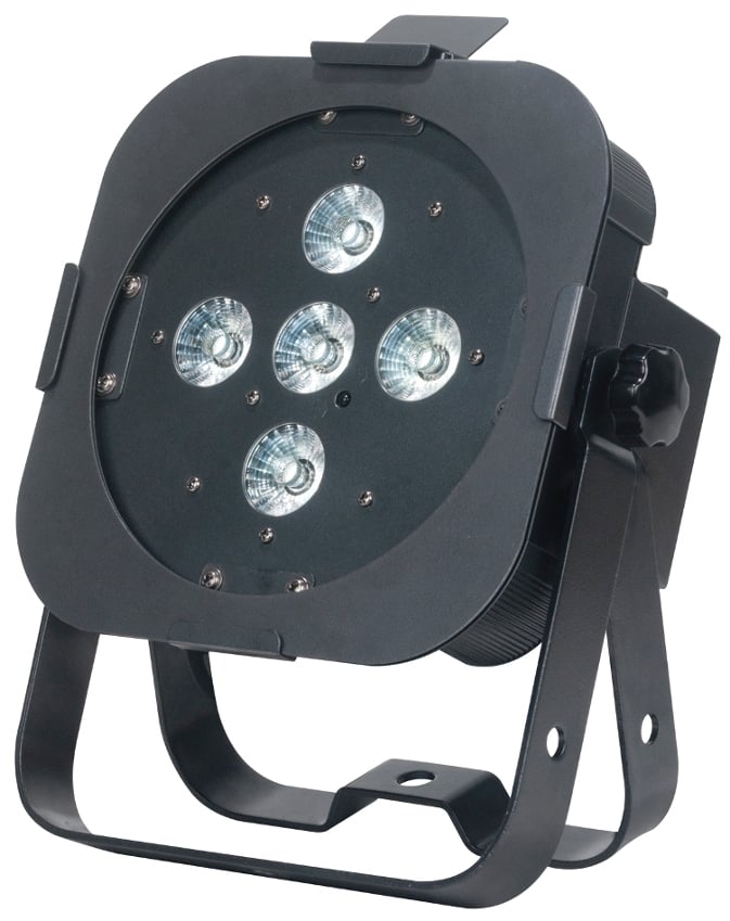 Low Profile 5x 5 TRI LED Par Light Fixture