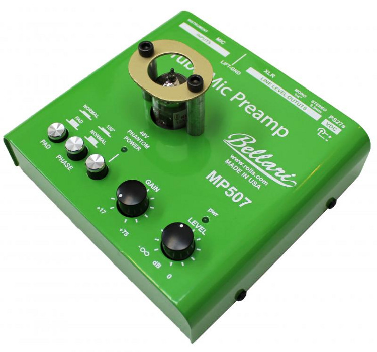 Tube Microphone Preamp with Phantom Power