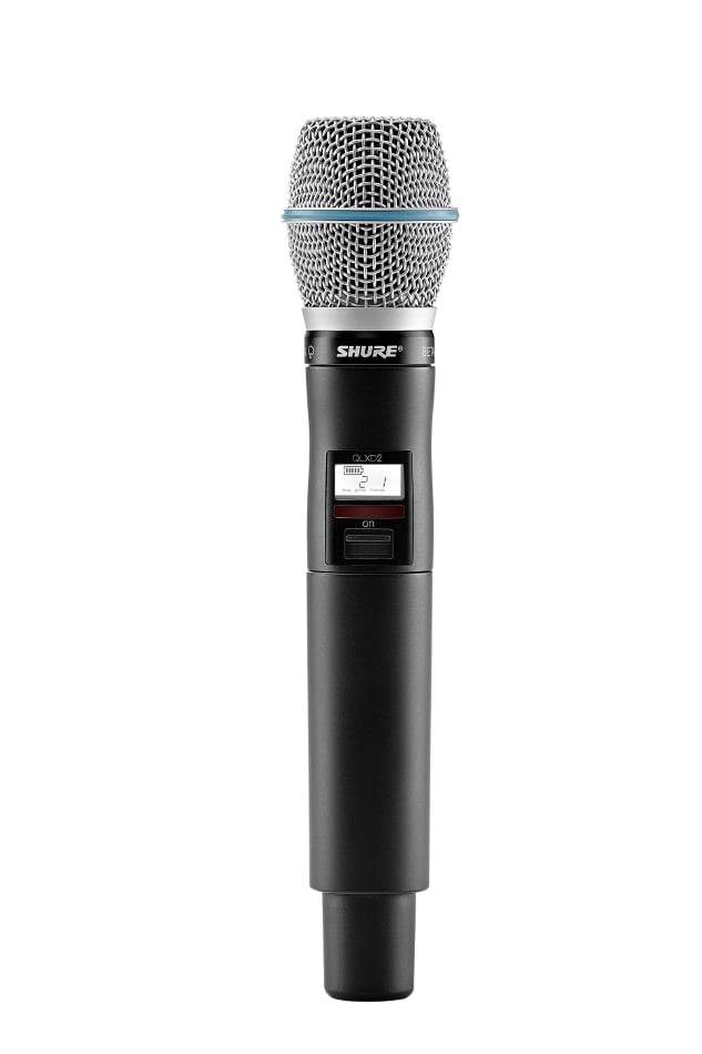 QLX-D Digital Wireless Handheld Transmitter with BETA87C Cartridge