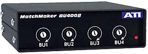 Unidirectional 4-Channel Interface Converter with XLR to RCA