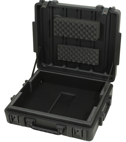 Roto-Molded Mixer Case with Pull-Out Handle and Wheels