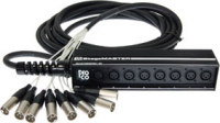 50 ft Low Profile 4-Channel XLR Drop Snake