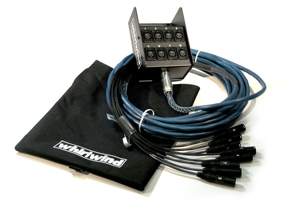 50 ft 12-Channel Fan to Box XLR Snake, No Returns