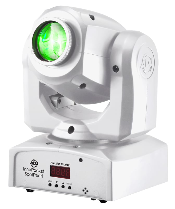 Compact LED Moving Head Fixture in White