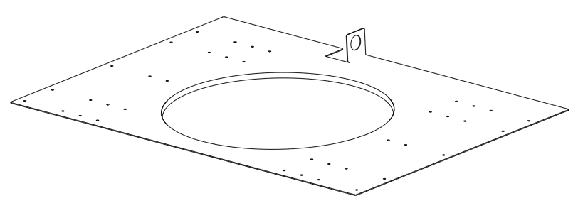 Pre-Construction Bracket for CMi Series Speakers, Purple