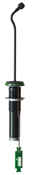 6" Gooseneck Microphone with Red & Green LEDs and Touch Sensor Output