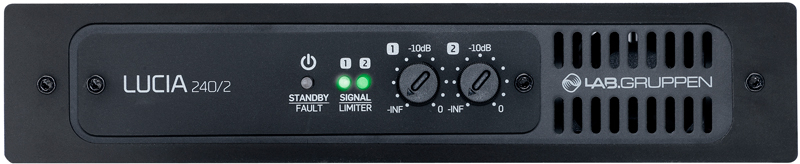 2 x 120W Commercial Power Amplifier with DSP and 4x4 Mix Matrix