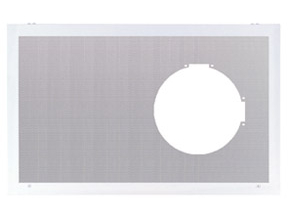 Steel Frame with Perforated Grille, Holds 8" Driver and 12" Clock