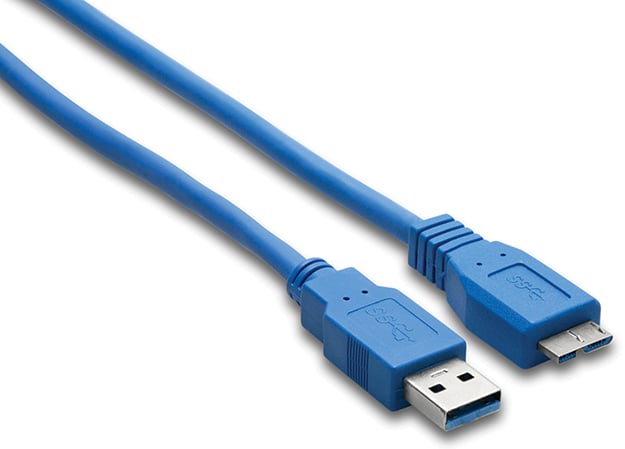 10 ft Type A to Micro B SuperSpeed USB 3.0 Cable