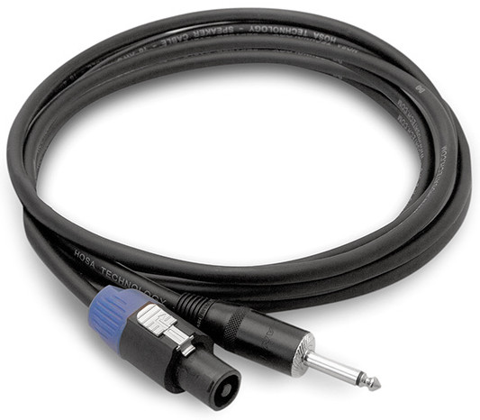 30 ft Pro Speaker Cable with REAN Loudspeaker and 1/4" TS Connectors