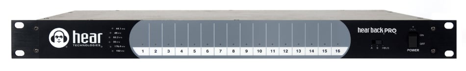 Hear Back PRO Standard Hub with Network Card and (2) 8-Channel Analog Input Cards