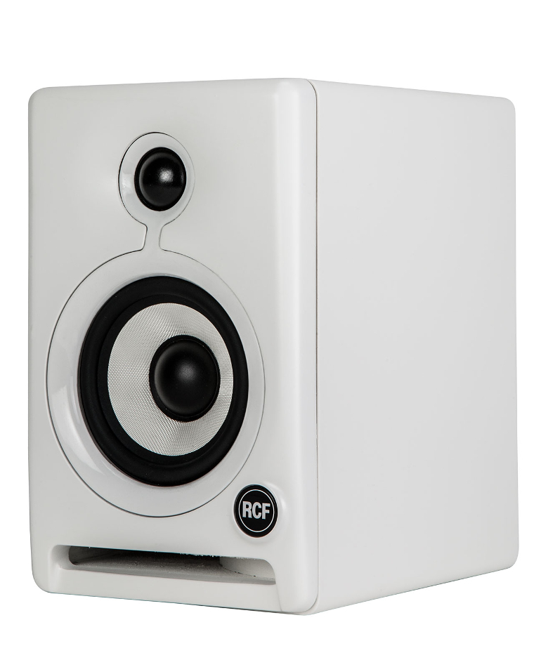 Pair of 4" 2-Way Active Studio Monitors in White